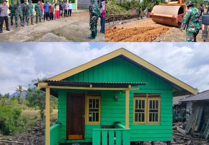 TMMD ke-124 di Lingga: Jalan Baru Hampir Rampung, Layanan Sosial Gencar Dilaksanakan