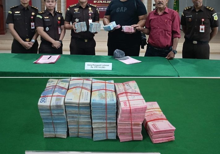 Kejari Tanjungpinang Kembali Terima, Pengembalian Uang Negara dari Terpidana Korupsi TPS-3R