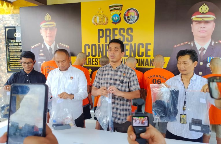 Satresnarkoba Polresta Tanjungpinang Ungkap 7 Kasus Narkoba Selama Juni, 8 Tersangka Diamankan
