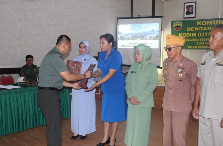 Kodim 0315/Tanjungpinang Gelar Komsos Bersama Keluarga Besar TNI TA 2025