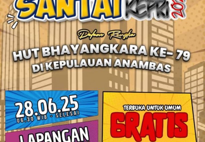 Peringati HUT Bhayangkara ke-79, Kapolres Anambas Ajak Warga Meriahkan Jalan Santai Berhadiah