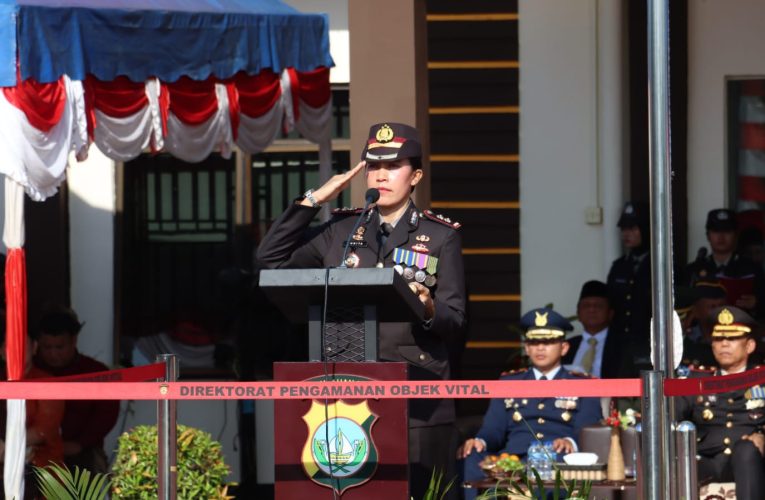 Kapolres Bintan Pimpin Upacara Peringatan Hari Bhayangkara ke-79 di Mapolres Bintan