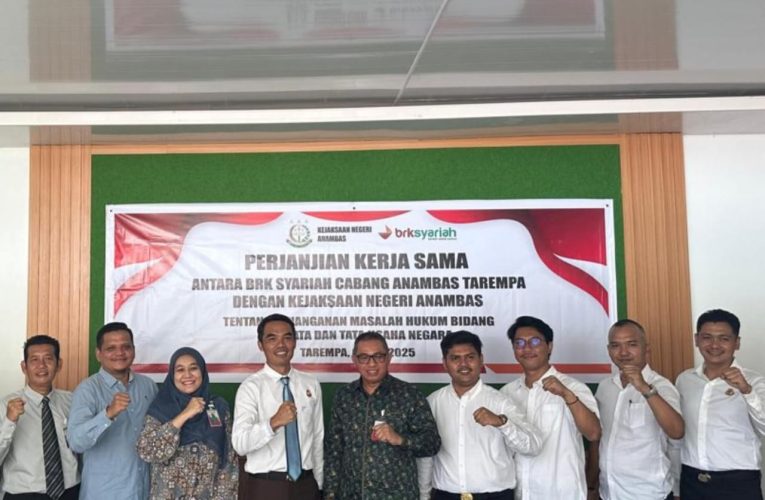 BRK Syariah Cabang Anambas Tarempa Jalin Kerja Sama dengan Kejari Kepulauan Anambas di Bidang Hukum Perdata dan Tata Usaha Negara