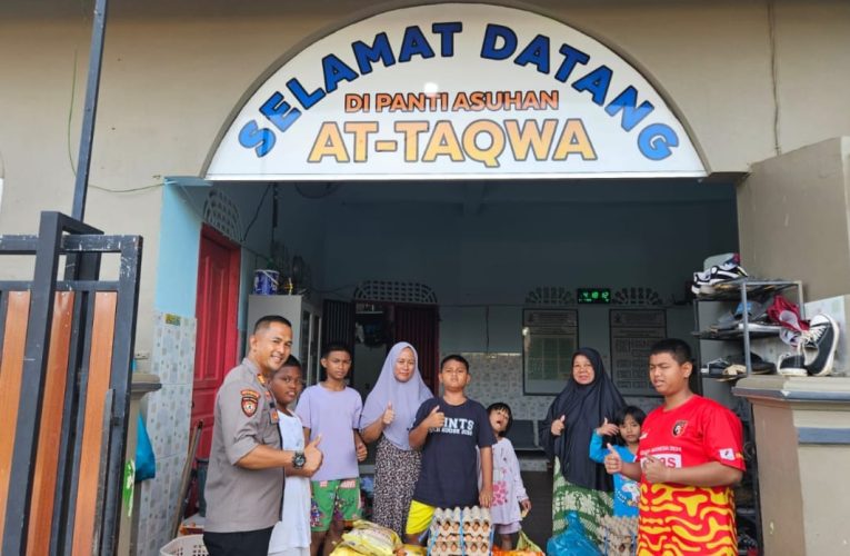 Alumni SPN Polda Riau Angkatan 2001 Salurkan Sembako untuk Anak Yatim di Batam