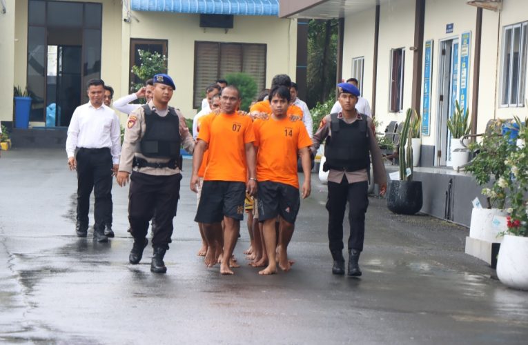 Polda Kepri Bongkar Sindikat Pencurian di Kapal Asing, 10 Pelaku Ditangkap