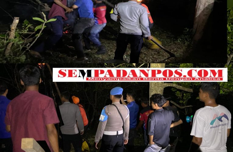 Sinergitas TNI-Polri, Damkar, dan BPBD Berhasil Padamkan Kebakaran Kebun di Desa Tebang