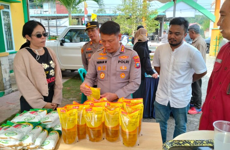 Gerakan Pangan Murah, Sinergi Bulog dan Polresta Tanjungpinang Ringankan Beban Masyarakat