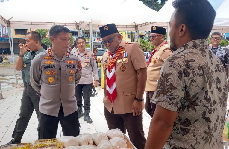 Polresta Tanjungpinang Gelar Gerakan Pangan Murah Sambut HUT ke-80 RI