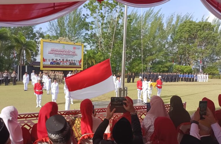 Peringatan HUT RI ke-80 di Tanjungpinang Berlangsung Khidmat, Wali Kota Pimpin Langsung Upacara
