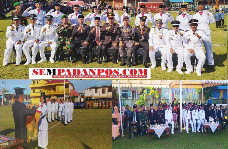 Upacara HUT ke-80 RI di Kecamatan Jemaja Berlangsung Khidmat dan Penuh Semangat Kebangsaan