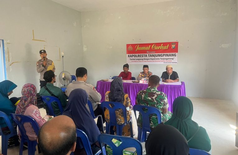 Jumat Curhat Polsek Bukit Bestari, Wadah Aspirasi Warga untuk Wujudkan Keamanan Bersama