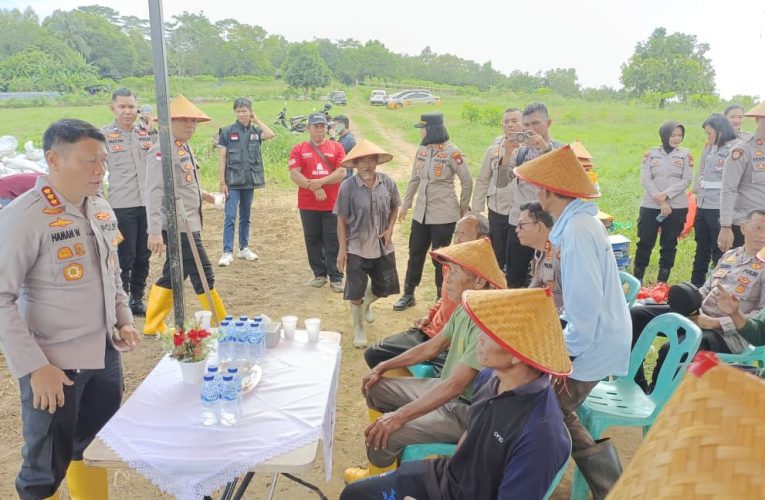 Polresta Tanjungpinang Tanam Jagung di Lahan 2 Hektar, Dukung Swasembada Pangan Daerah