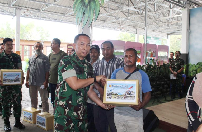 TNI Hadir untuk Rakyat, Kodim 0315/Tanjungpinang Ikuti Bakti Sosial HUT ke-80 TNI di Pinang Harmony Square
