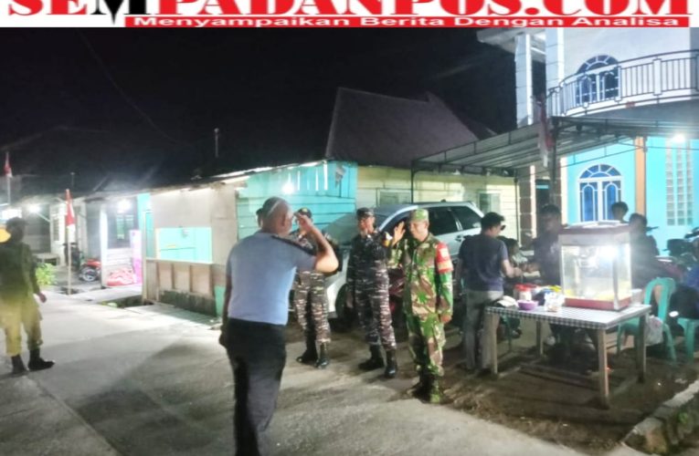 Koramil 04/Letung Kodim 0318/Natuna Gelar Patroli Kamtibmas di Perbatasan Anambas