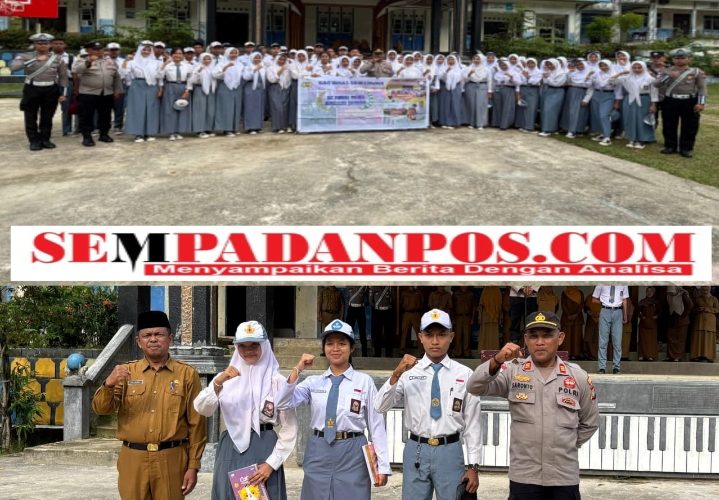 Police Go To School, Polres Anambas Tanamkan Semangat Belajar dan Tertib Lalu Lintas