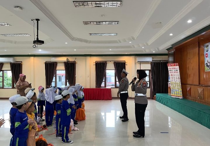 Sat Lantas Polresta Tanjungpinang Edukasi Lalu Lintas Sejak Dini Lewat Program Polisi Sahabat Anak