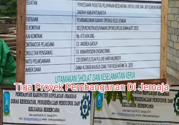Pengawasan Lemah, Proyek Dinas Kesehatan Anambas Disorot — CV Mimarvision Engineering Jadi Sorotan Utama