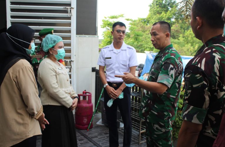 Dandim 0315/Tanjungpinang Tinjau Dapur SPPG di Tanjungpinang Timur, Pastikan Proses MBG Sesuai Standar