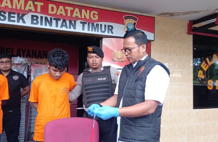 Kesal Dinasehati, Residivis di Bintan Timur Tusuk Pria hingga Luka Serius