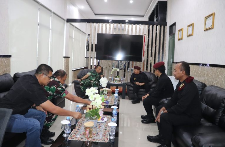 Dandim 0315/Tanjungpinang Terima Kunjungan Silaturahmi Kepala Lapas Narkotika dan Kepala Rutan Klas I Tanjungpinang