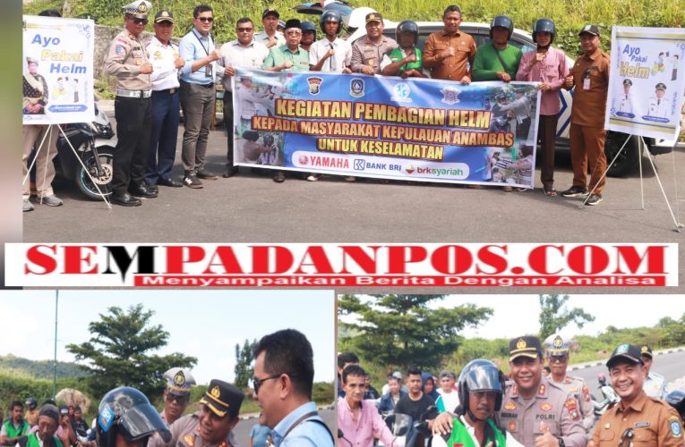 Kapolres Anambas Turun ke Jalan Bagikan Helm Gratis: “Satu Helm Bisa Selamatkan Satu Nyawa”