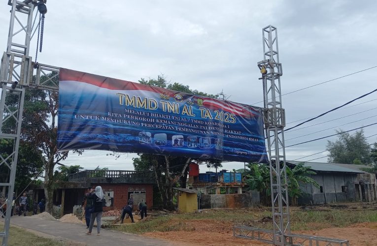 Koarmada I Gelar TMMD TNI AL 2025 di Senggarang, Perkuat Kemanunggalan TNI dan Rakyat