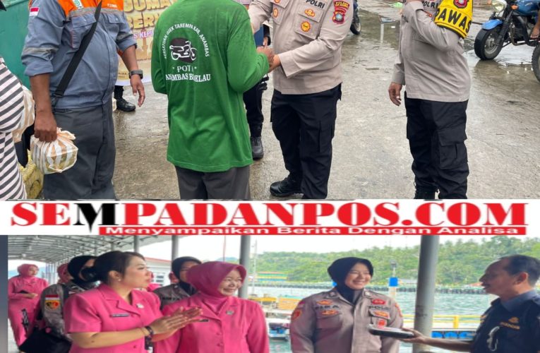 Dari Polisi untuk Masyarakat: Jumat Berkah Hangatkan Warga Anambas