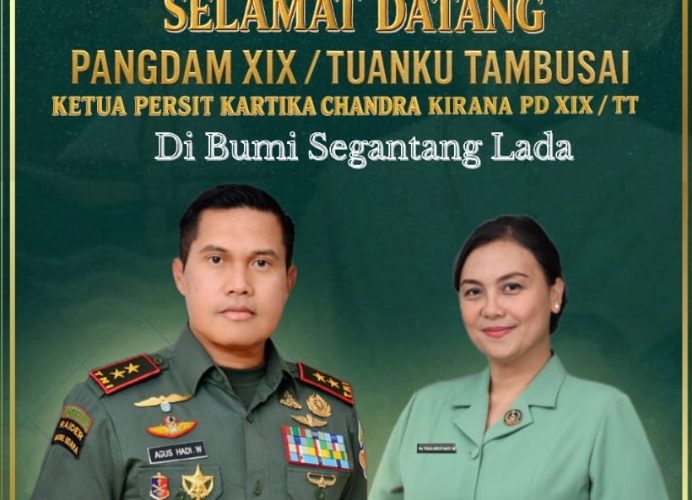 Ini Agenda Pangdam XIX/TT Kunjungi Korem 033/Wira Pratama, Tinjau Kesiapan dan Sarana Pangkalan
