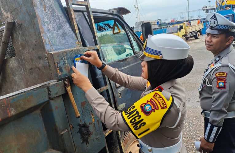 Cegah Kecelakaan Akibat ODOL, Sat Lantas Polresta Tanjungpinang Berikan Sosialisasi