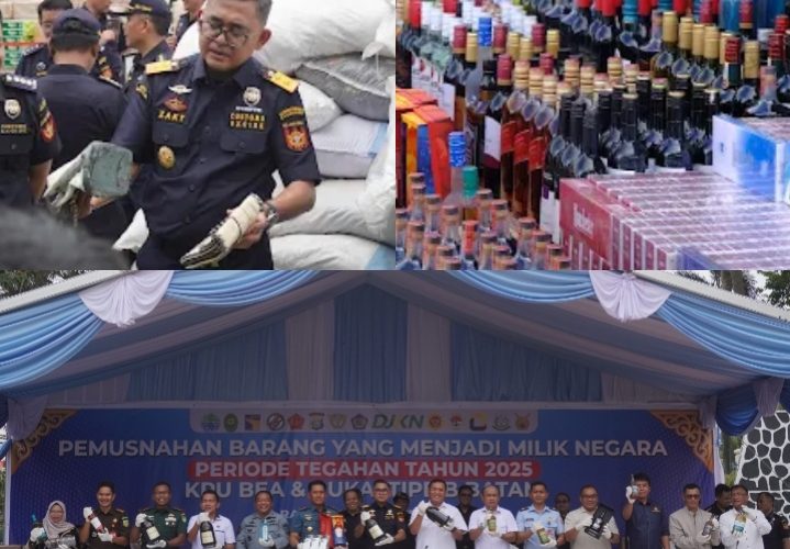 Bea Cukai Batam Musnahkan 136 Ton Barang Milik Negara Senilai Rp15,8 Miliar