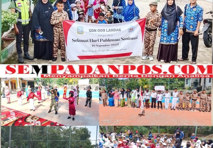 SDN 009 Landak dan PAUD Dunia Anak Peringati Hari Pahlawan Ke 80 dengan Semangat Nasionalisme
