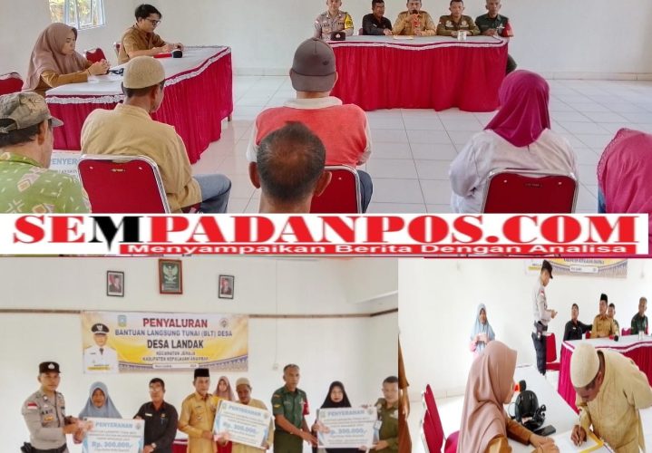 Pemdes Landak Salurkan BLT Dana Desa November 2025 Kepada 27 KPM