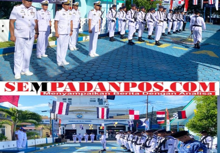Upacara Peringatan Hari Armada RI Tahun 2025 di Lanal Tarempa