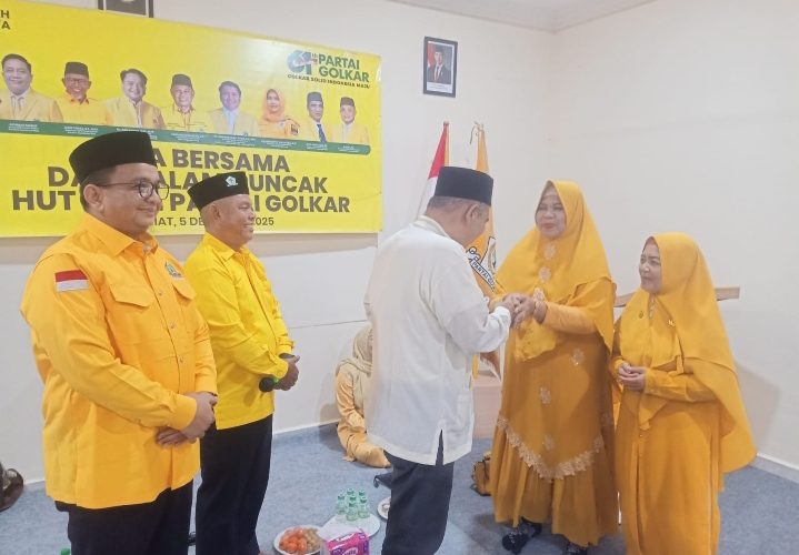 Golkar Tanjungpinang Gelar Doa Bersama untuk Korban Banjir Sumatera di Malam Puncak HUT ke-61
