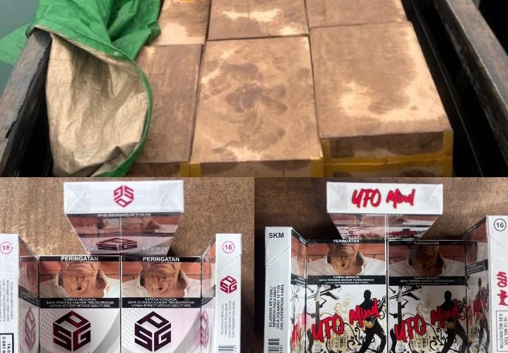 BC Batam Gagalkan Penyelundupan 371.200 Batang Rokok Ilegal di Perairan Pulau Ngenang