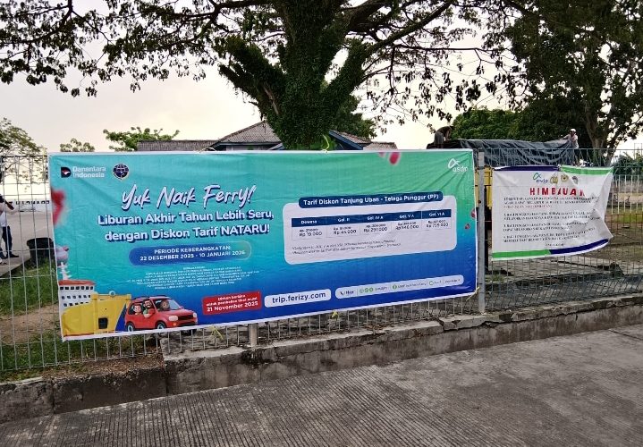 ASDP Tanjung Uban Beri Diskon Tarif Kapal Roro Sambut Nataru, Berlaku hingga 10 Januari 2026