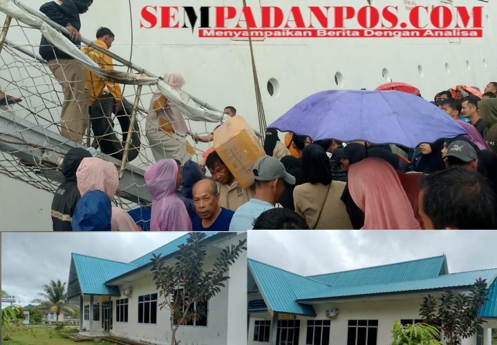 Ruang Tunggu Tidak Bisa Dimanfaatkan, Penumpang di Jemaja Harus Basah Kuyup Saat Menunggu Kapal Pelni