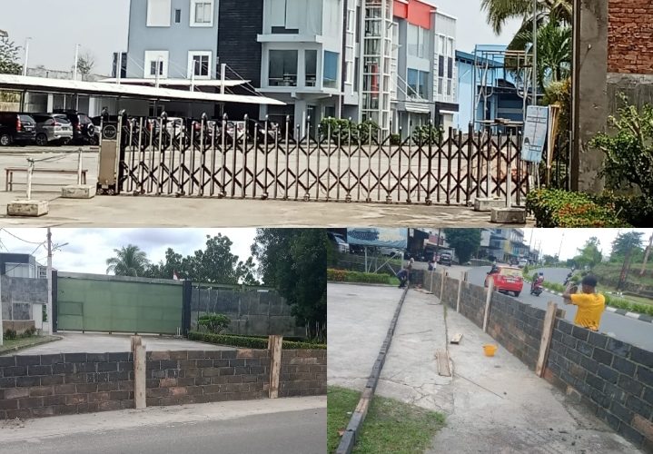 Akses Pabrik Teh Prendjak di Tanjungpinang Ditutup Batu Bata, Sengketa Lahan Mencuat
