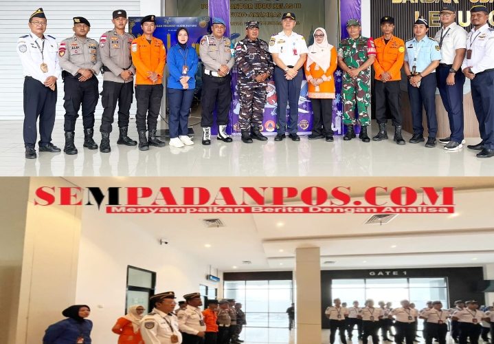 Danramil 04/Letung Hadiri Pembukaan Posko Natal 2025 dan Tahun Baru 2026 di Bandara Letung