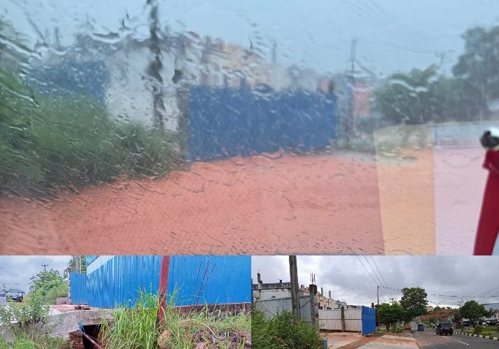 Akses Alternatif Pabrik Teh Prendjak Tutup Drainase, Warga Kilometer 8 Tanjungpinang Dilanda Banjir
