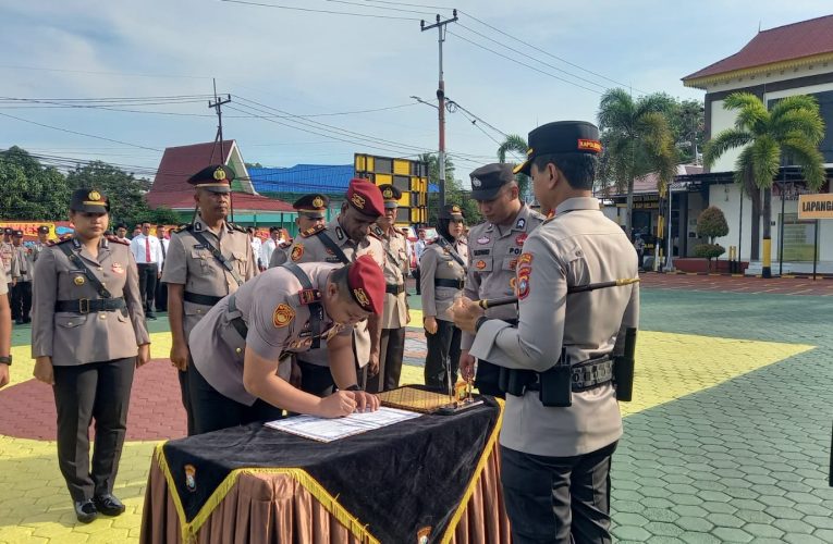 Empat Pejabat Utama Polresta Tanjungpinang Berganti, Kapolresta: untuk Penyegaran Organisasi