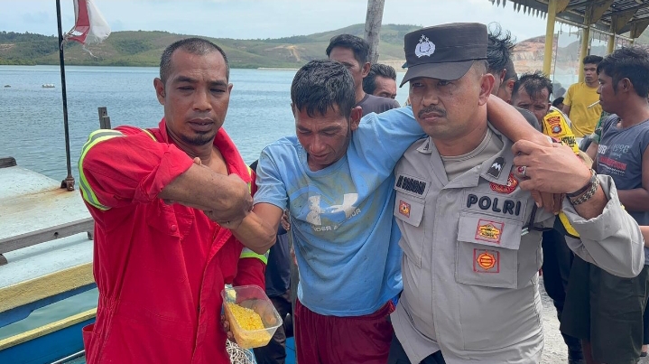Pompong Nelayan KM Safira Jaya Tenggelam di Perairan Tambelan, Seluruh ABK Selamat