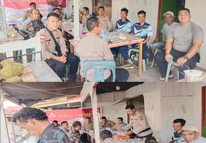 Bhabinkamtibmas Polsek Jemaja Gelar Jum’at Curhat Bersama Warga Kelurahan Letung