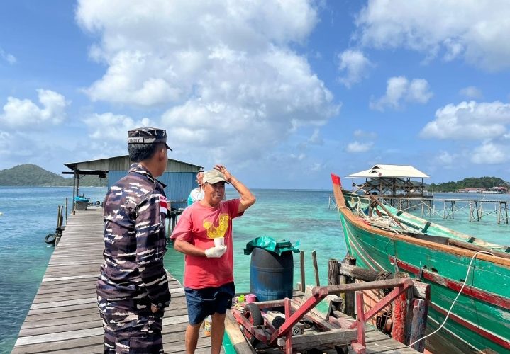 Danposal Jemaja Himbau Nelayan Utamakan Keselamatan di Tengah Cuaca Tak Menentu