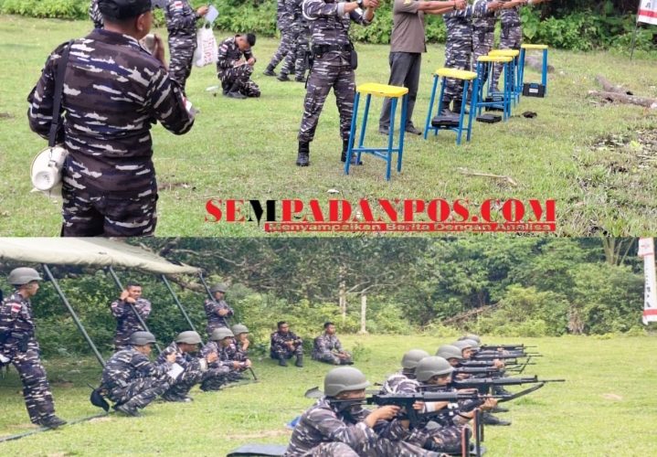 Tingkatkan Profesionalisme Prajurit, Lanal Tarempa Gelar Latihan Menembak Binopslat Triwulan I 2026