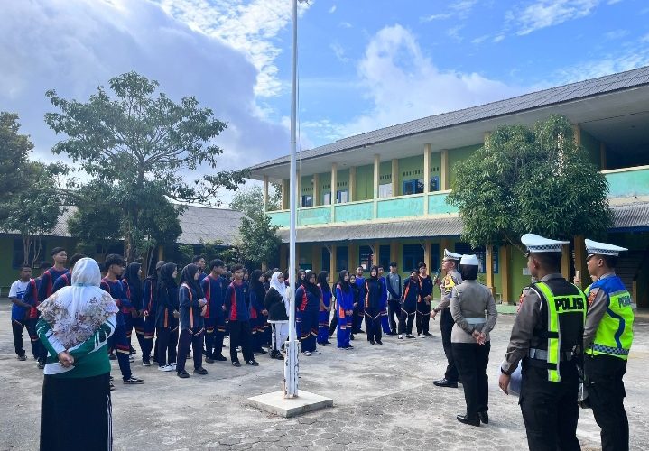 Satlantas Polres Bintan Gelar Police Goes To School, Edukasi Keselamatan Lalu Lintas Dalam Operasi Keselamatan Seligi 2026