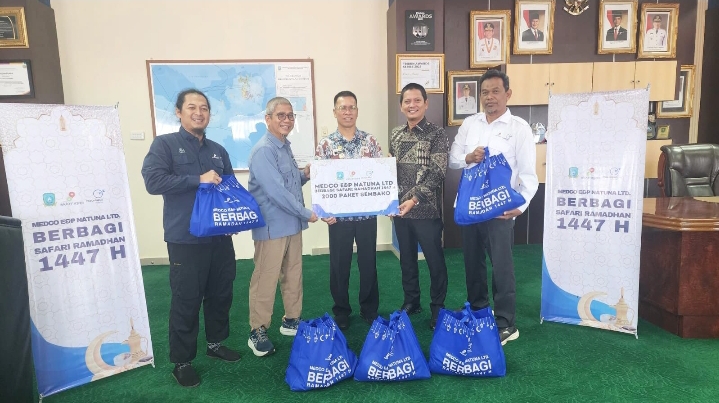 Medco E&P Natuna Salurkan 2.000 Paket Sembako dalam Safari Ramadan 1447 H di Anambas