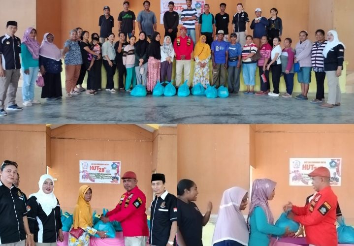 FORKORINDO Bintan Rayakan HUT ke-28 dengan Berbagi 30 Paket Sembako untuk Warga Teluk Sebong