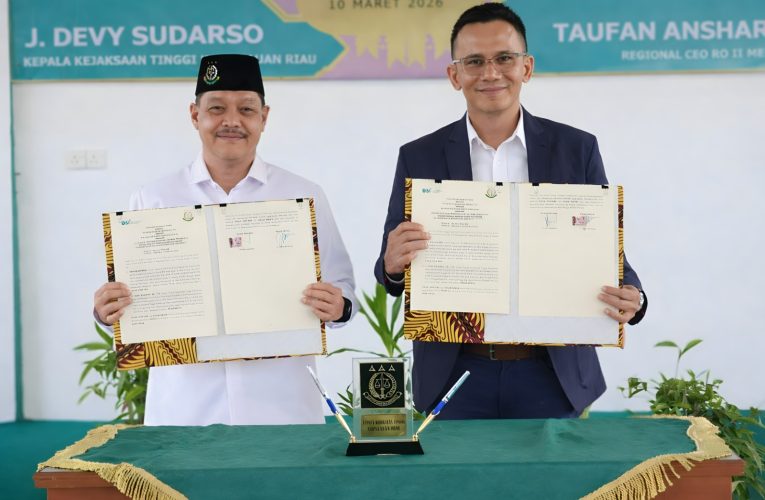 Kejati Kepri dan Bank Syariah Indonesia Teken MoU Pengelolaan Layanan Perbankan