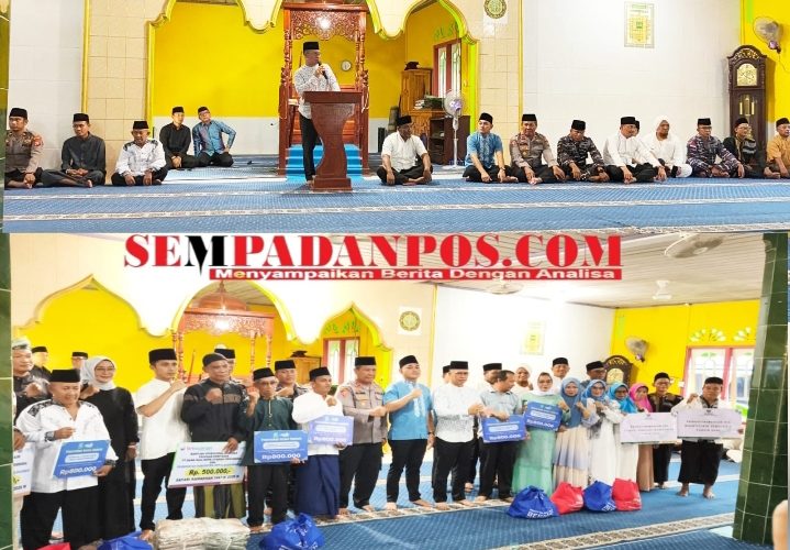 Bupati Aneng Safari Ramadhan di Masjid Al Hijrah, Salurkan Bantuan Rp118 Juta untuk 144 Rumah Ibadah di Anambas